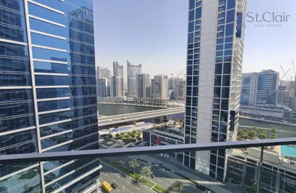 شقة - 1 حمام للايجار في ماركيز سكوير تاور - الخليج التجاري - دبي