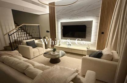 Townhouse - 4 - 3 for rent in Santorini - Damac Lagoons - Dubai