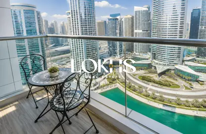شقة - غرفة نوم - 2 حمامات للايجار في إقامة إم بي إل - (JLT) مجمع K - أبراج بحيرات الجميرا - دبي