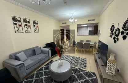 Apartment - 1 Bedroom - 1 Bathroom for rent in Jasmine Towers - Garden City - Ajman