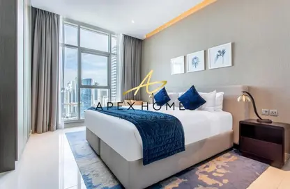 Apartment - 1 Bedroom - 2 Bathrooms for rent in Damac Maison Prive A - Damac Maison Prive - Business Bay - Dubai