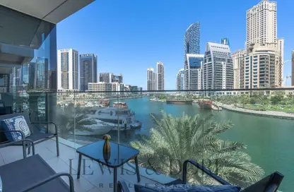Apartment - 3 Bedrooms - 4 Bathrooms for rent in Stella Maris - Dubai Marina - Dubai