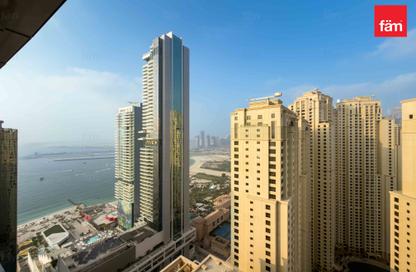 Apartment - 3 - 4 for rent in Al Fattan Marine Tower - Al Fattan Marine Towers - Jumeirah Beach Residence - Dubai