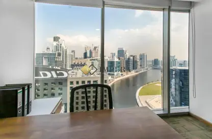 Office Space - Studio - 2 Bathrooms for rent in The Binary Tower - Business Bay - Dubai