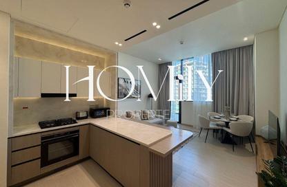 Apartment - 1 Bedroom - 2 Bathrooms for rent in Binghatti Royale - District 18 - Jumeirah Village Circle - Dubai