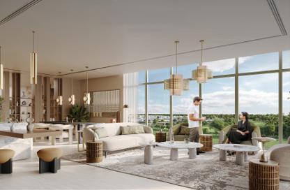 Apartment - 2 - 2 for sale in Golf Dale Tower 1 - Golf Dale - Emaar South - Dubai South (Dubai World Central) - Dubai