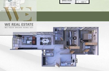 Apartment - 2 Bedrooms - 3 Bathrooms for sale in Al Watan Tower - Ajman Corniche Road - Ajman