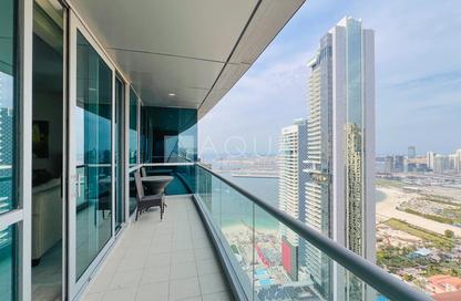 Apartment - 2 Bedrooms - 3 Bathrooms for rent in Al Fattan Marine Tower - Al Fattan Marine Towers - Jumeirah Beach Residence - Dubai