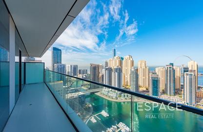 Apartment - 3 - 4 for rent in Vida Residences Dubai Marina - Dubai Marina - Dubai