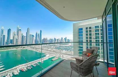 شقة - 3 غرف نوم - 3 حمامات للايجار في برج Marina Vista 2 - مارينا فيستا - إعمار بيتشفرونت - دبي هاربور - دبي