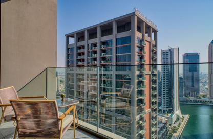 Apartment - Studio - 1 for rent in Peninsula Two - Peninsula - Business Bay - Dubai