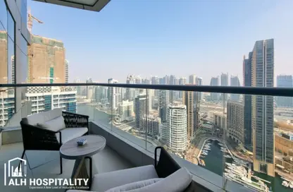 النزل و الشقق الفندقية - 3 غرف نوم - 2 حمامات للايجار في إنتركونتيننتال دبي مارينا - دبي مارينا - دبي