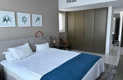 Apartment - Studio - 1 Bathroom for rent in Damac Maison Prive A - Damac Maison Prive - Business Bay - Dubai