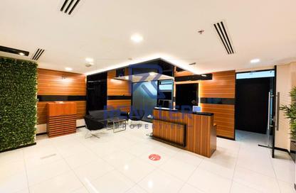 Office Space - Studio - 1 Bathroom for rent in Clover Bay Tower - Business Bay - Dubai