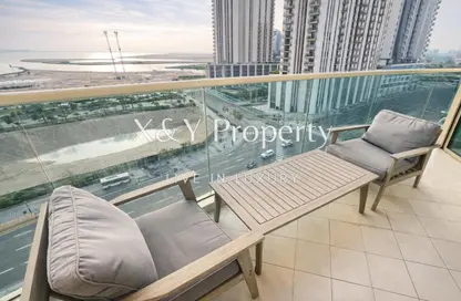 Apartment - 1 Bedroom - 2 Bathrooms for rent in Beach Towers - Shams Abu Dhabi - Al Reem Island - Abu Dhabi