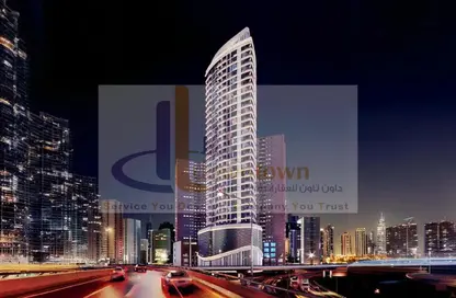 Apartment - 2 Bedrooms - 3 Bathrooms for sale in Tower C1 - Ajman Pearl Towers - Ajman Downtown - Ajman