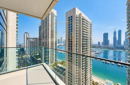 Apartment - 1 - 1 for rent in Beach Vista Tower 1 - Beach Vista - Emaar Beachfront - Dubai Harbour - Dubai