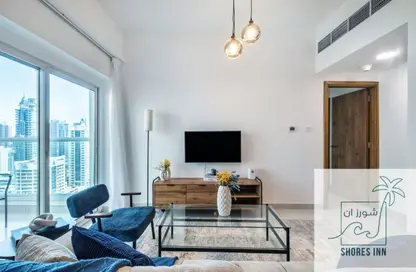 Apartment - 1 Bedroom - 2 Bathrooms for rent in Continental Tower - Dubai Marina - Dubai