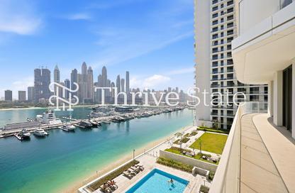 Apartment - 3 Bedrooms - 4 Bathrooms for rent in Palace Beach Residence Tower 2 - Palace Beach Residence - Emaar Beachfront - Dubai Harbour - Dubai