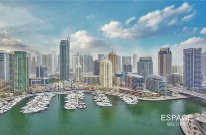 Apartment - 1 Bedroom - 2 Bathrooms for rent in Attessa Tower - Marina Promenade - Dubai Marina - Dubai