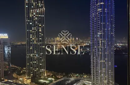 شقة - 3 غرف نوم - 3 حمامات للايجار في جريك رايس تاور 2 - الخور رايز - مرسى خور دبي - دبي