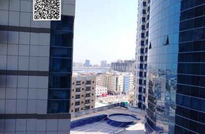 شقة - غرفة نوم - 2 حمامات للايجار في برج فالكون 6 - أبراج فالكون - عجمان وسط المدينة - عجمان
