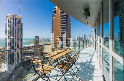 Apartment - 3 Bedrooms - 3 Bathrooms for rent in Marina Terrace - Dubai Marina - Dubai