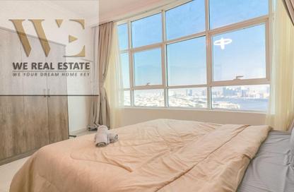Apartment - 1 Bedroom - 2 Bathrooms for rent in Orient Tower 1 - Orient Towers - Al Bustan - Ajman