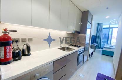 Apartment - Studio - 1 for rent in Azizi Riviera 48 - Azizi Riviera - Meydan One - Meydan - Dubai