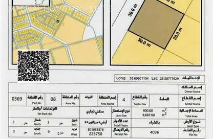 Land - Studio for sale in Al Salamah - Umm Al Quwain