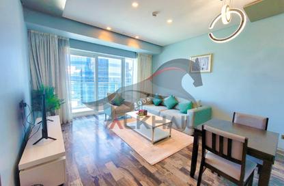 Apartment - 1 Bedroom - 2 Bathrooms for rent in Damac Heights - Dubai Marina - Dubai