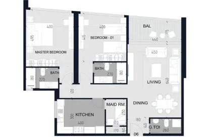 شقة - 2 غرف نوم - 3 حمامات للبيع في كورنيش الخان - الخان - الشارقة