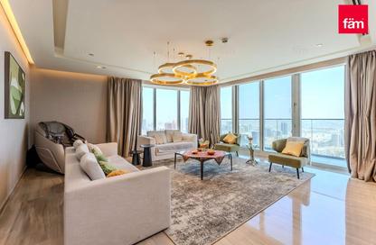 Apartment - 3 Bedrooms - 4 Bathrooms for sale in Palm View - Dubai Media City - Dubai