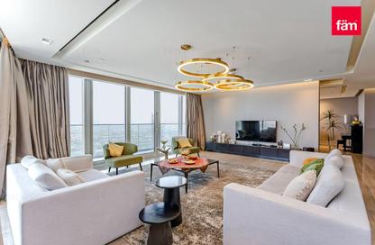 Apartment - 3 Bedrooms - 4 Bathrooms for sale in Palm View - Dubai Media City - Dubai