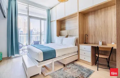 شقة - 1 حمام للايجار في استوديو وان - دبي مارينا - دبي