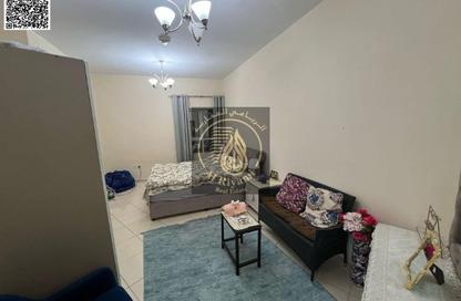 Apartment - 1 Bedroom - 2 Bathrooms for rent in Orient Tower 1 - Orient Towers - Al Bustan - Ajman