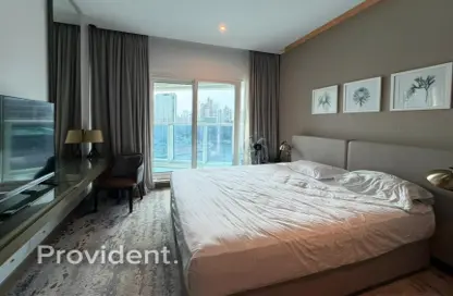 Apartment - Studio - 1 Bathroom for rent in Damac Maison Prive A - Damac Maison Prive - Business Bay - Dubai
