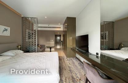 Apartment - Studio - 1 Bathroom for rent in Damac Maison Prive A - Damac Maison Prive - Business Bay - Dubai