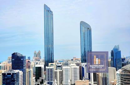 شقة - 2 غرف نوم - 3 حمامات للايجار في برج محمد بن راشد في المركز التجاري العالمي - شارع الكورنيش - أبوظبي