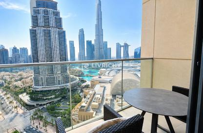 Apartment - 1 - 2 for rent in The Address Residence Fountain Views 2 - The Address Residence Fountain Views - Downtown Dubai - Dubai