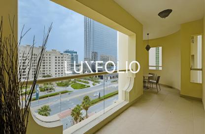 Apartment - 4 Bedrooms - 3 Bathrooms for rent in Al Das - Shoreline Apartments - Palm Jumeirah - Dubai
