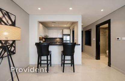 Apartment - Studio - 1 Bathroom for rent in Silverene Tower B - Silverene - Dubai Marina - Dubai