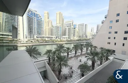 شقة - غرفة نوم - 2 حمامات للايجار في برج بانوراما - دبي مارينا - دبي