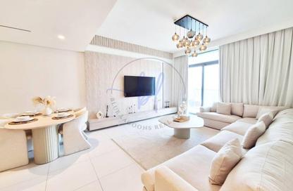 شقة - 2 - 2 للايجار في برج Marina Vista 2 - مارينا فيستا - إعمار بيتشفرونت - دبي هاربور - دبي