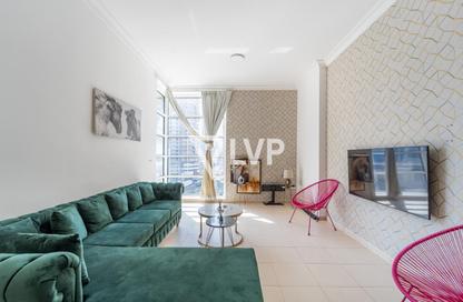 Apartment - 1 - 1 for rent in Mayfair Tower - Business Bay - Dubai