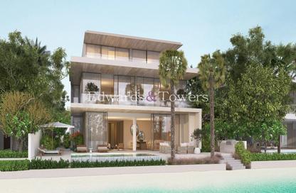 Villa - 5 - 6 for sale in Beach Collection Frond F - Beach Collection - Palm Jebel Ali - Dubai