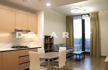 Apartment - 1 Bedroom - 2 Bathrooms for rent in AURA by Grovy - District 14 - Jumeirah Village Circle - Dubai