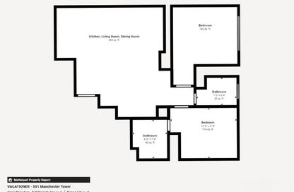 Apartment - 2 Bedrooms - 2 Bathrooms for rent in Manchester Tower - Dubai Marina - Dubai