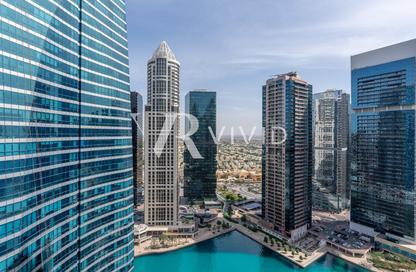 Apartment - 1 Bedroom - 2 Bathrooms for rent in Jumeirah Bay X1 - Jumeirah Bay Towers - JLT Cluster X - Jumeirah Lake Towers - Dubai