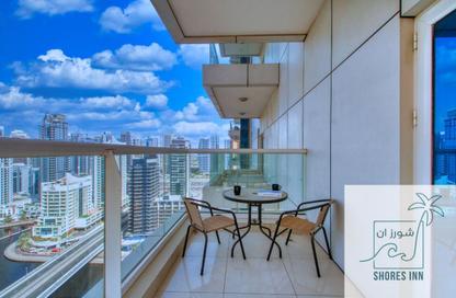 Apartment - 2 Bedrooms - 3 Bathrooms for rent in Continental Tower - Dubai Marina - Dubai